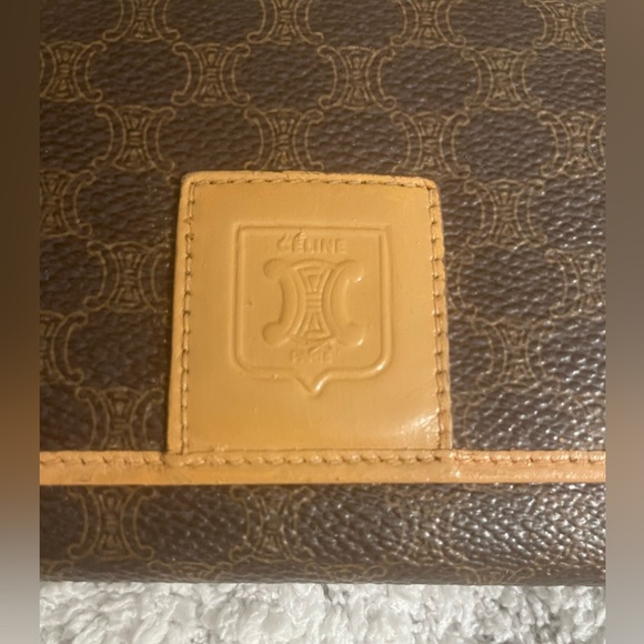 Celine Triomphe Leather PVC Macadam Crossbody Long Wallet with Unbranded… - Picture 4 of 9